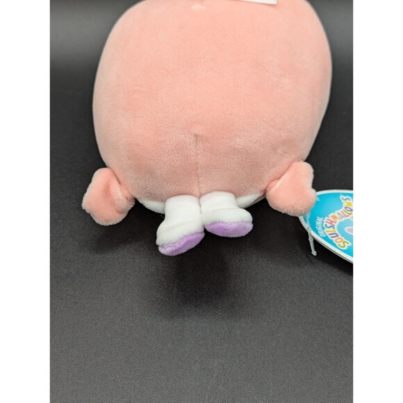 Squishmallows Kellytoy 5” Hettie the Pig Pink Bunny Rabbit Ears Easter Plush Toy - Picture 6 of 8